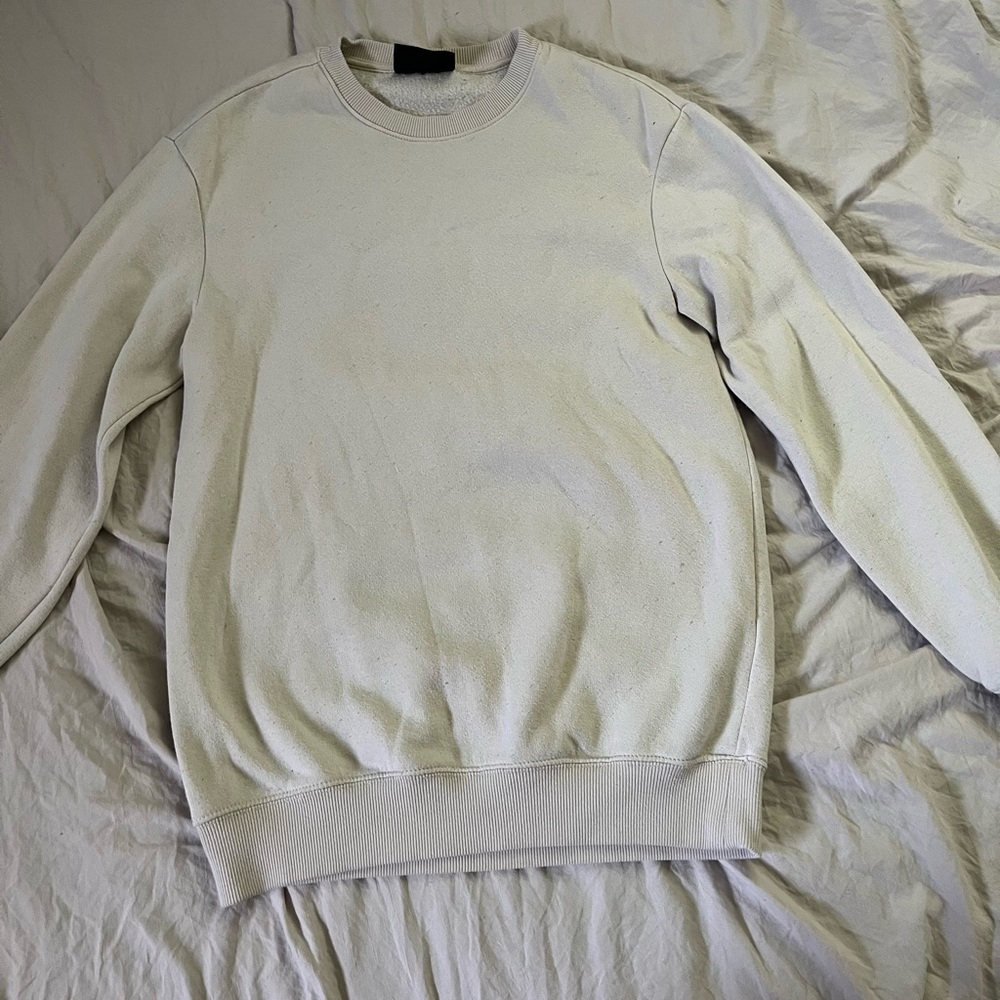 Beige XS H&M Crewneck